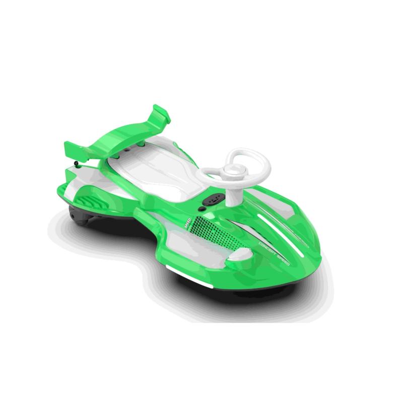 12V Wiggle Car, Flashing Wheels, Bluetooth, Music