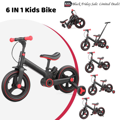 Multi-Functional Toddler Bike with Training Wheels
