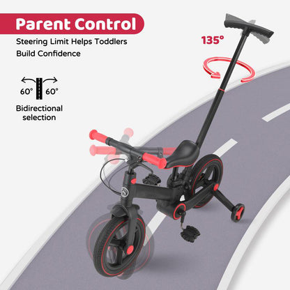 Multi-Functional Toddler Bike with Training Wheels