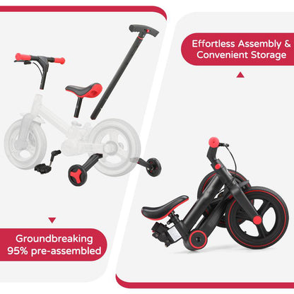Multi-Functional Toddler Bike with Training Wheels